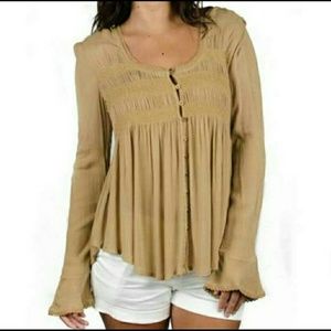 FINAL PRICE! Free People Blue Bird Top